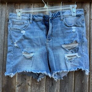 Cello Women's Distressed Jean Shorts